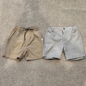Tommy Bahama Kids Tan and Gray Shorts